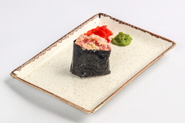 Japanese traditional sushi with tuna