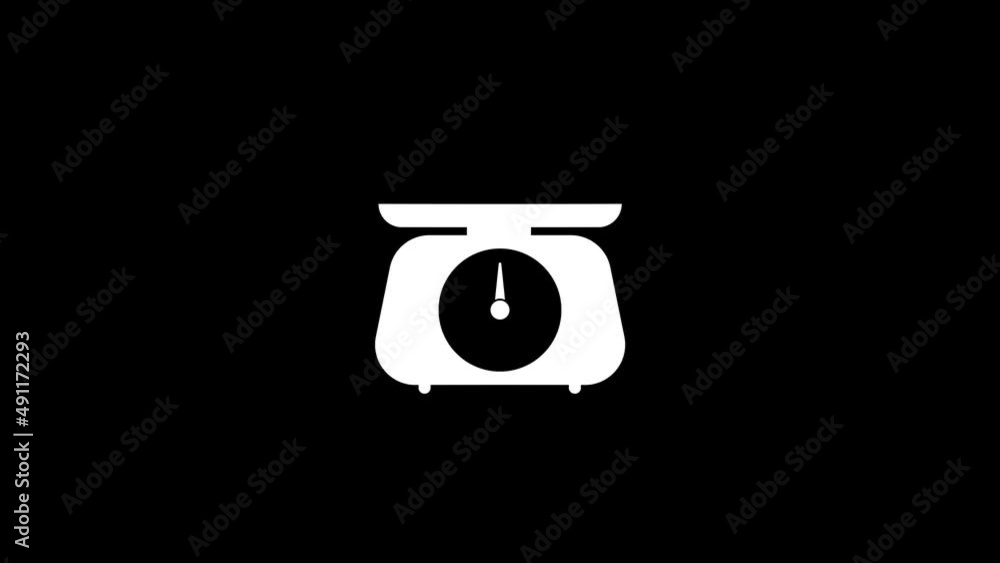 Poster white picture of weight on a black background. weight for measuring mass. distortion liquid style tr