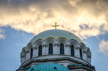 Alexander Nevsky Cathedral in Sofia. Bulgaria