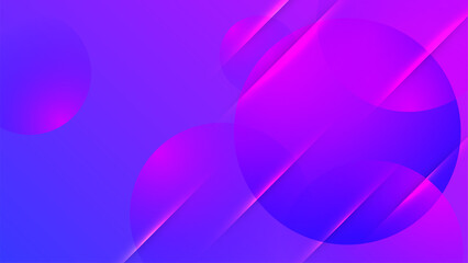 Abstract colorful pink purple shapes presentation background. Gradient dynamic lines background. Modern mosaic blue orange Colorful geometric design background