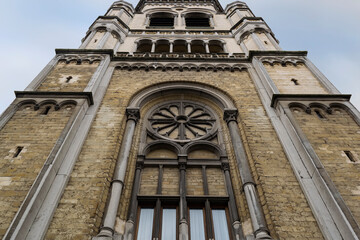 Saint Mary's Royal Church architectural details, Brussels, Belgium