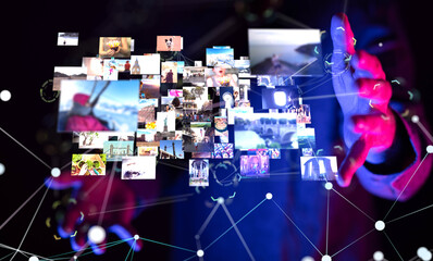streaming data picture video material