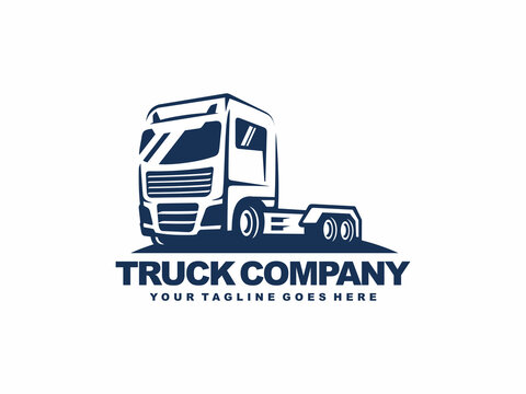 Truck logo design vector illustration
