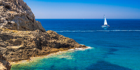 Columnar Jointing Structures Of Punta Baja, Lava Flows, Volcanic Rocks, Cabo de Gata-Ni­jar...