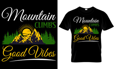 Camping T Shirt Design Template