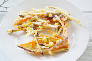 さつまいものかき揚げ