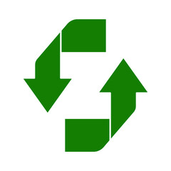 Recycle icon vector. Best recycle symbol. Isolated on a blank background. Can be edited and changed colors.
