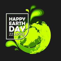 Banners for celebrating earth day . Ready for your design. Vector Illustration. File Eps 8