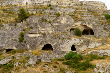 Matera, historic city in Basilicata, Italy