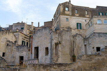 Fototapeta na wymiar Matera, historic city in Basilicata, Italy