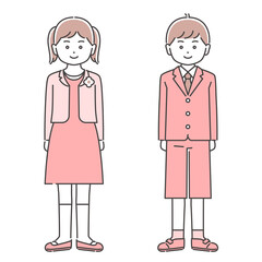 卒園式・入学式を迎えた子どもたち　3色