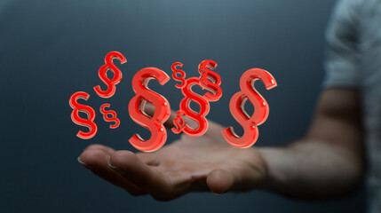 Labor Law Lawyer Legal Business Internet Technology Concept