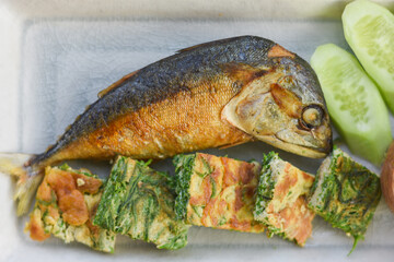 Shrimp Paste Chili Paste and Fried Mackerel