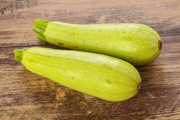 Two Young zucchini for cooking