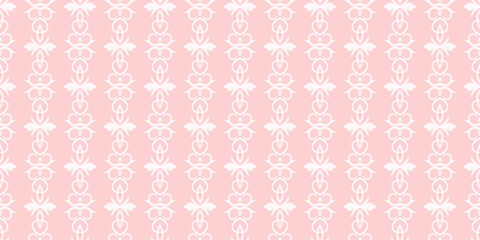 Background pattern, texture. Seamless pattern with pink flowers. Vector illustration