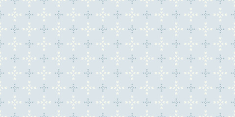 Blue christmas background. Seamless pattern, texture. Vector illustration