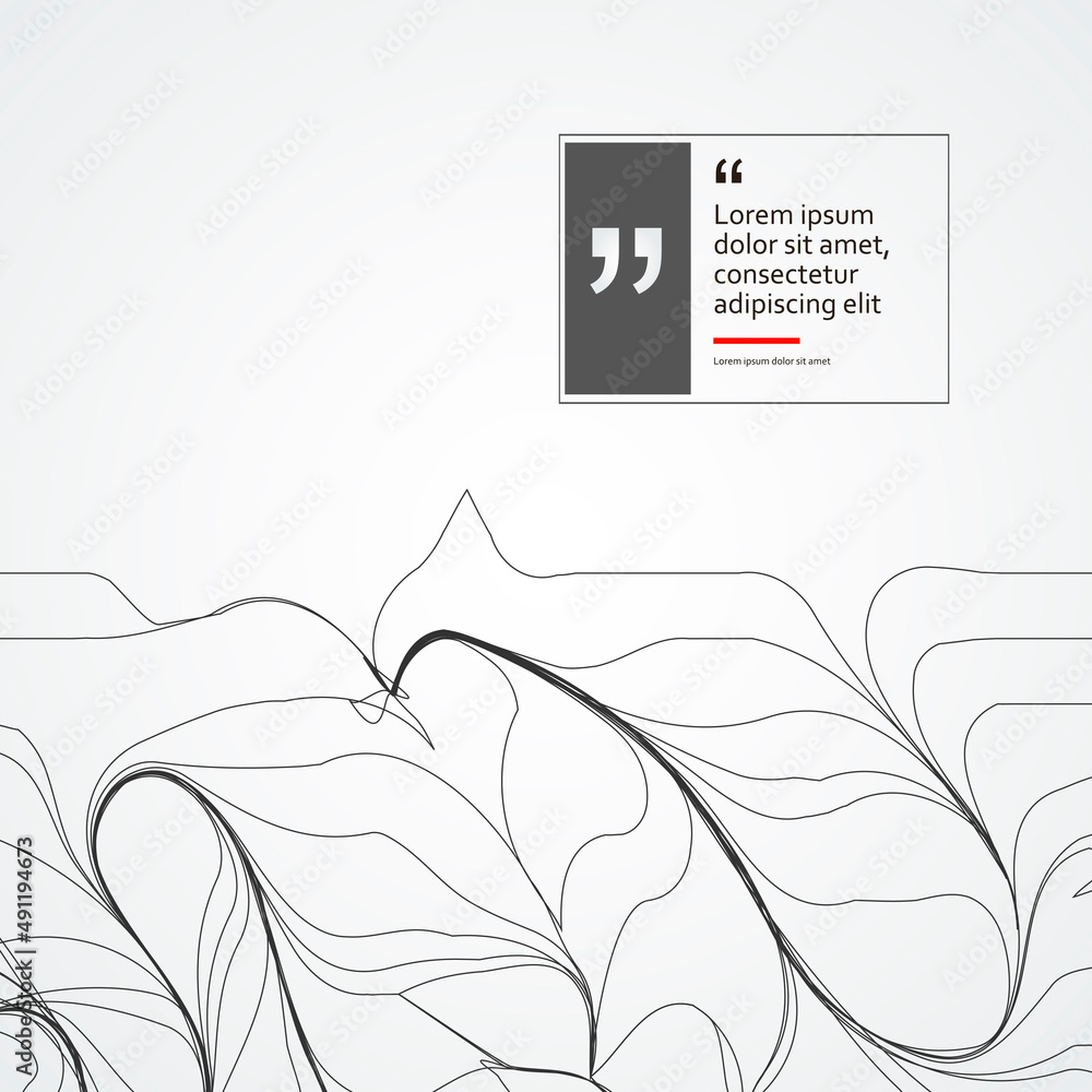 Poster vector illustration with gray pattern lines. abstract background