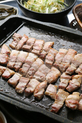 grilled pork belly  삼겹살 오겹살