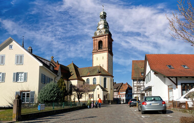 Haslach im Kinzigtal, Altstadt mit Kirche Sankt Arbogast