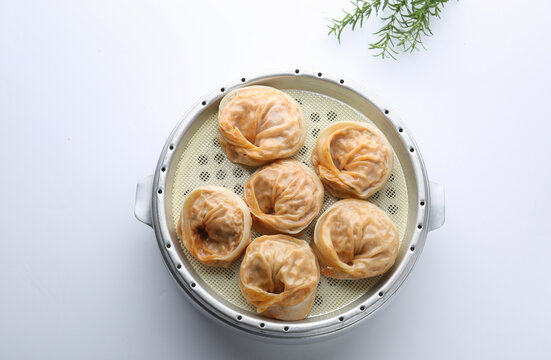 Kimchi dumplings. 김치만두
