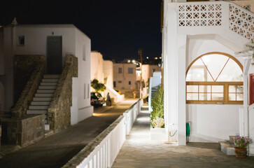 Mykonos island from Greece in the summer. Mykonos has been attracting an international crowd like a magnet a top summer holiday destination time and again for good reason