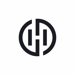 letter H logo initial vector icon design illustration