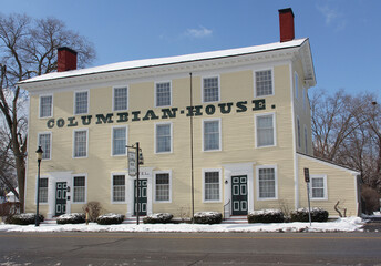 The Columbian House is a historical building in Waterville Ohio that was built in 1828.