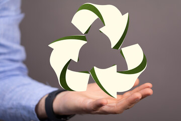 Recycled eco zero waste lifestyle. Ecological design Recycle