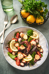 Octopus salad