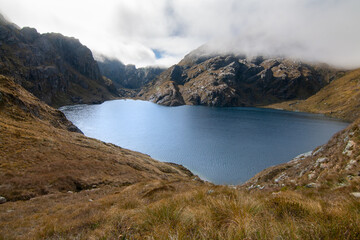 Lake Harris and Routeburn Track Harris Saddle,  New Zealand