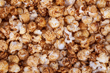Popcorn snack food background