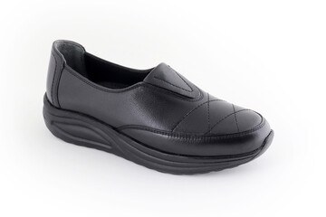 Leather and comfortable women's shoes.