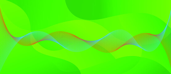 Fototapeta premium cool gradients wave shaped array of glowing, Dynamic particles. Abstract background with wavy stripes. Vector, abstraction. for web design, website, wallpaper, banner, cover. Futuristic background.