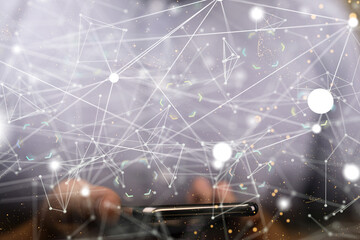 conference Digital Network and data concept 3d