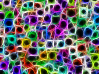 Multicolor abstract background with abstract smooth lines.