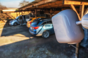 Überwachungskamera zur Überwachung von geparkten Autos