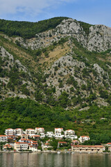 Kotor; Montenegro - september 13 2021 : Kotor bay