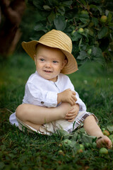 little child in the garden