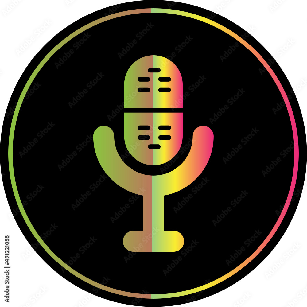 Poster mic icon