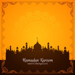 Ramadan Kareem Islamic cultural festival elegant background