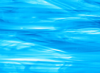 水色のマーブル模様が美しい、ステンドグラスの背景