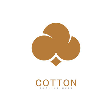Cotton Logo Vector Template Design