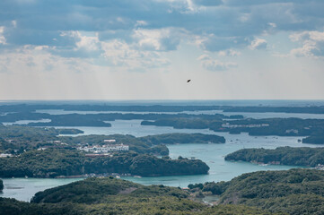 志摩の風景　横山展望台より
