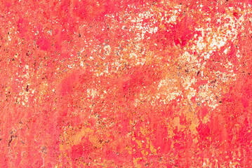 Metal red grunge old rusty scratched surface texture