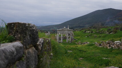 Ancient historical site called Messene - Messini - Peloponnes, Greece, Europe	
