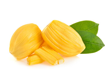 Jackfruit with isolated on white background