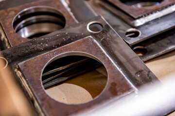 close up of a rusty key