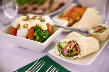 chicken salad wrap