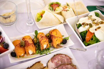 collage of types of food