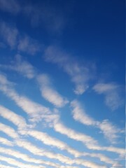 blue sky with clouds